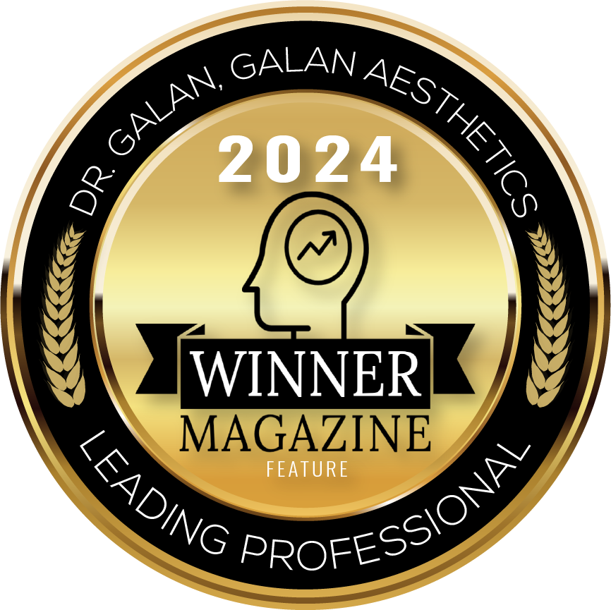 2024 Winner Medal for Dr. Galan of Galan Aesthetics